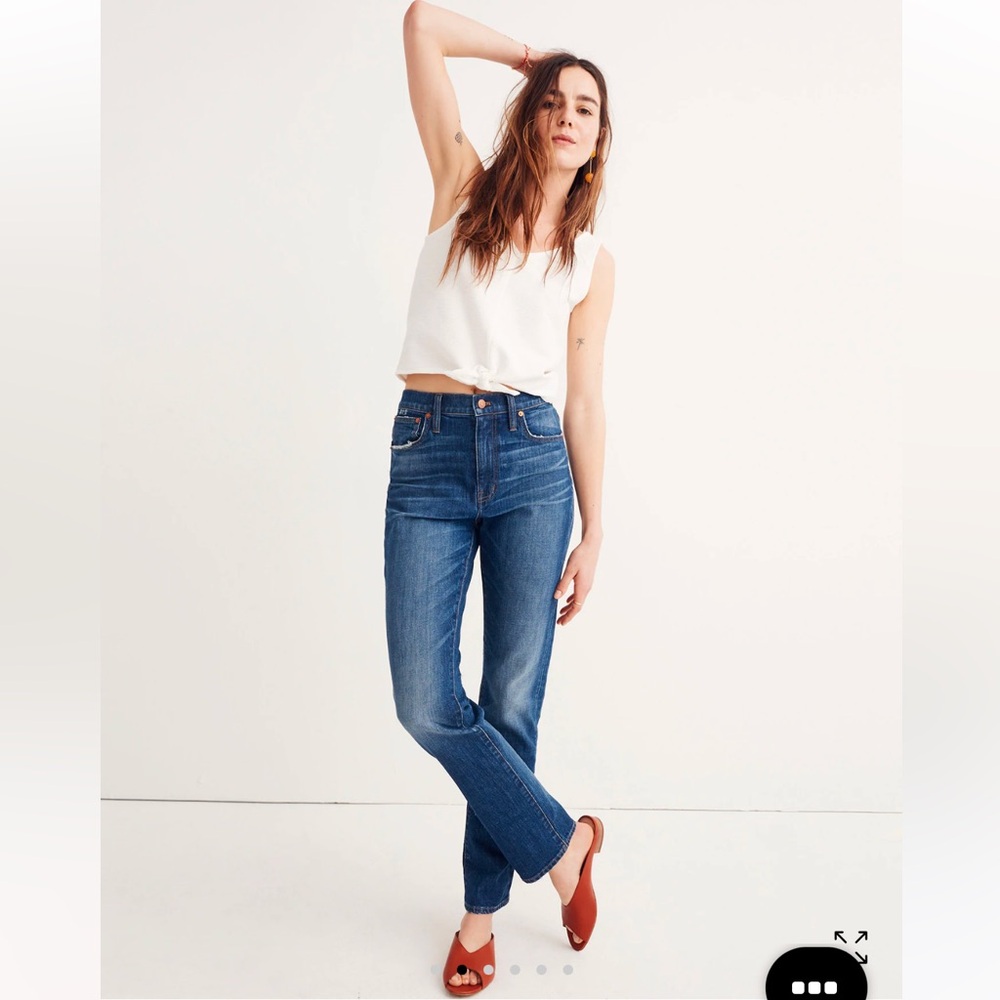 Madewell High Rise Slim Boy Jean Size 28